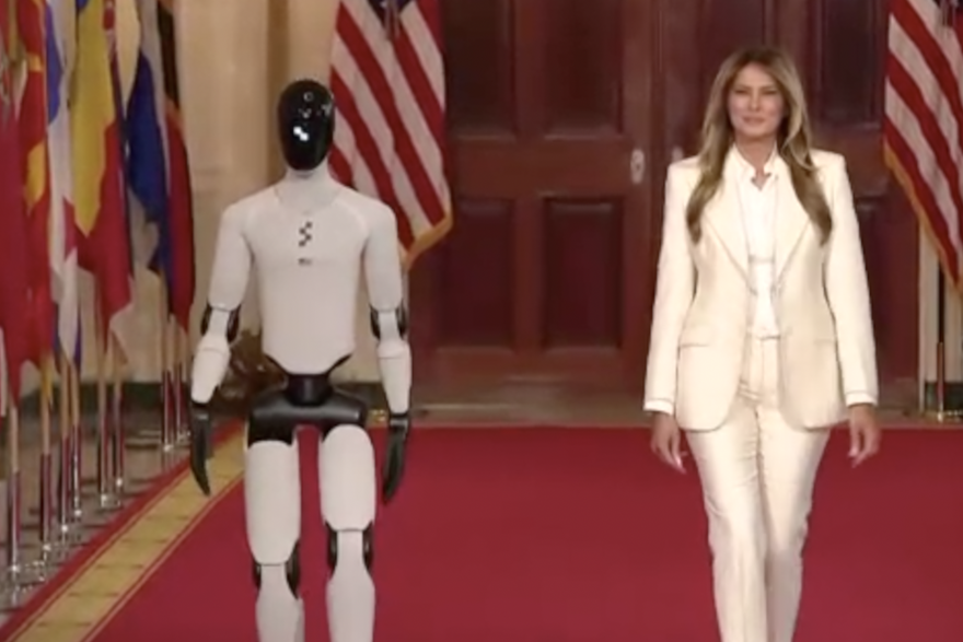 Robot 'Figure 3' pridru&zcaron;io se Melaniji Trump na otvaranju summita u Bijeloj ku&cacute;i