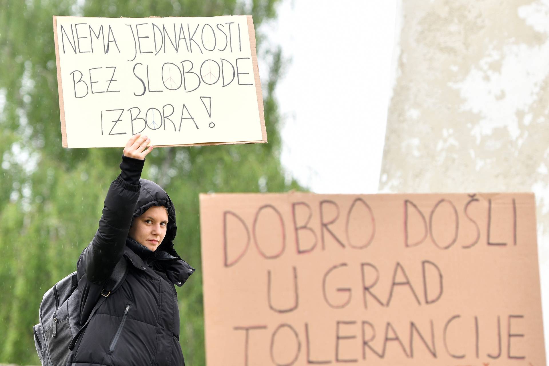 U Varaždinu u isto vrijeme Hod za život i 'Subotom za slobodu'