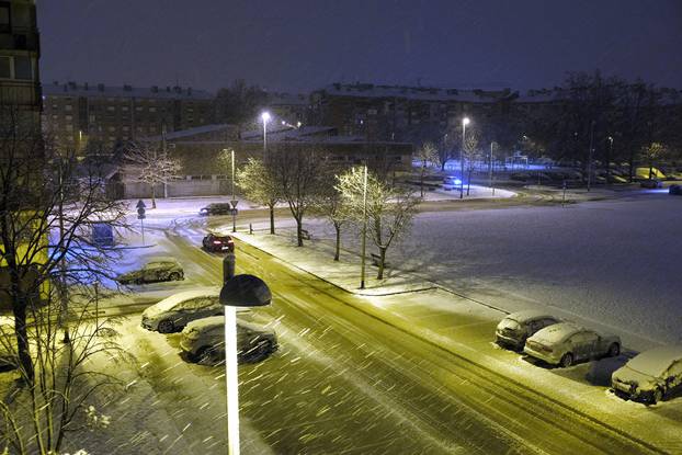 Zagreb: Tijekom noci poceo snijeg