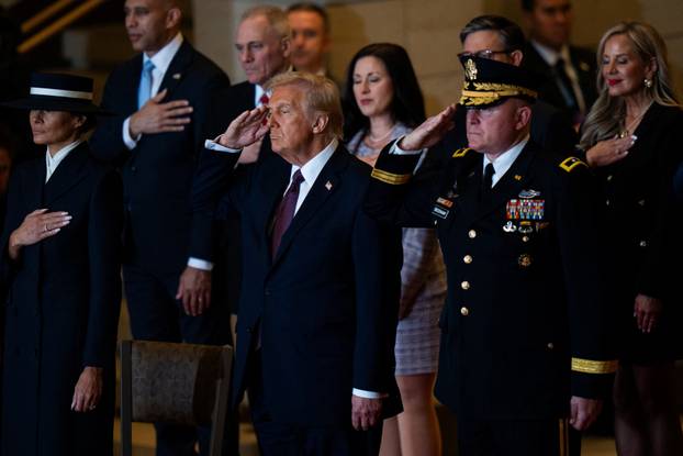 Inauguration ceremony for Trump's second presidential term