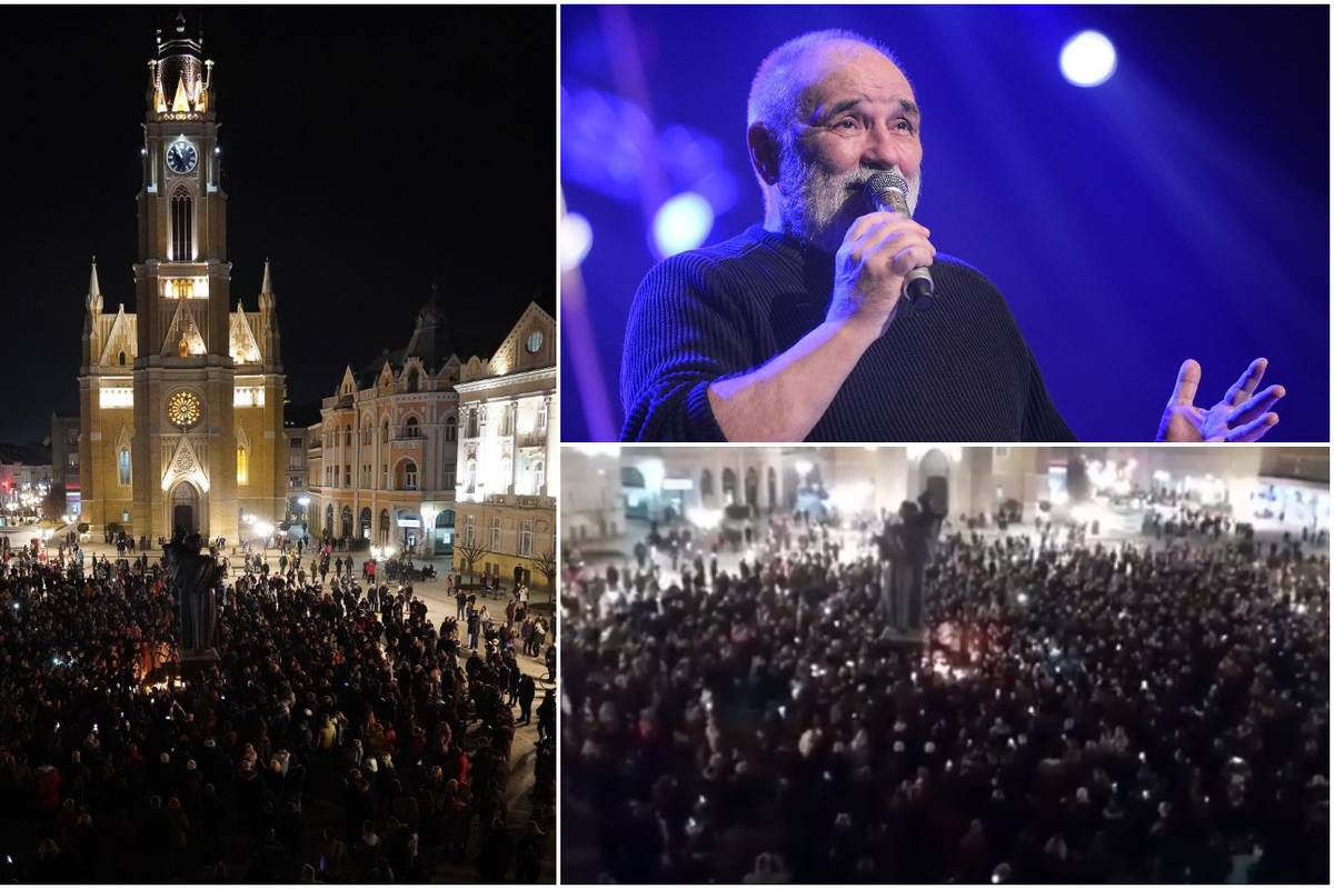 VIDEO: Okupili se na trgu i pjevali Balaševićeve pjesme