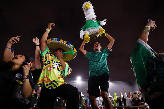 FIFA World Cup 2026 - Round of 32 - Mexico v Ecuador - Fans gather in Los Angeles