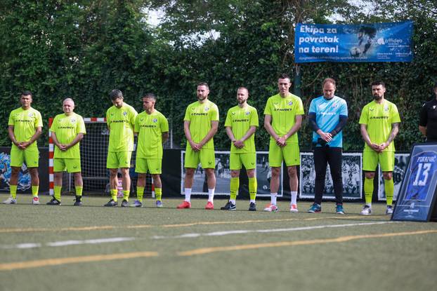 Zagreb: Revijalna utakmica legendi Dinama i hrvatske nogometne reprezentacije u čast Nikole Pokrivača