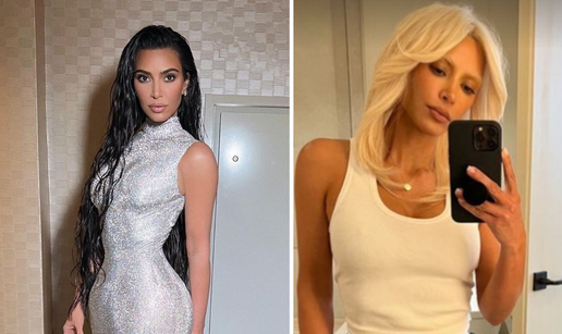 Gologuza Kim Kardashian obrve i kosu obojala u plavo, Vlatka Pokos komentirala: 'Odvratno'