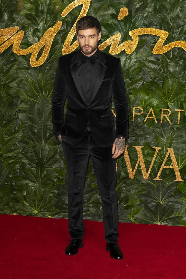 Liam Payne attends The Fashion Awards 2018 at The Royal Albert Hall. London, UK. 10/12/2018