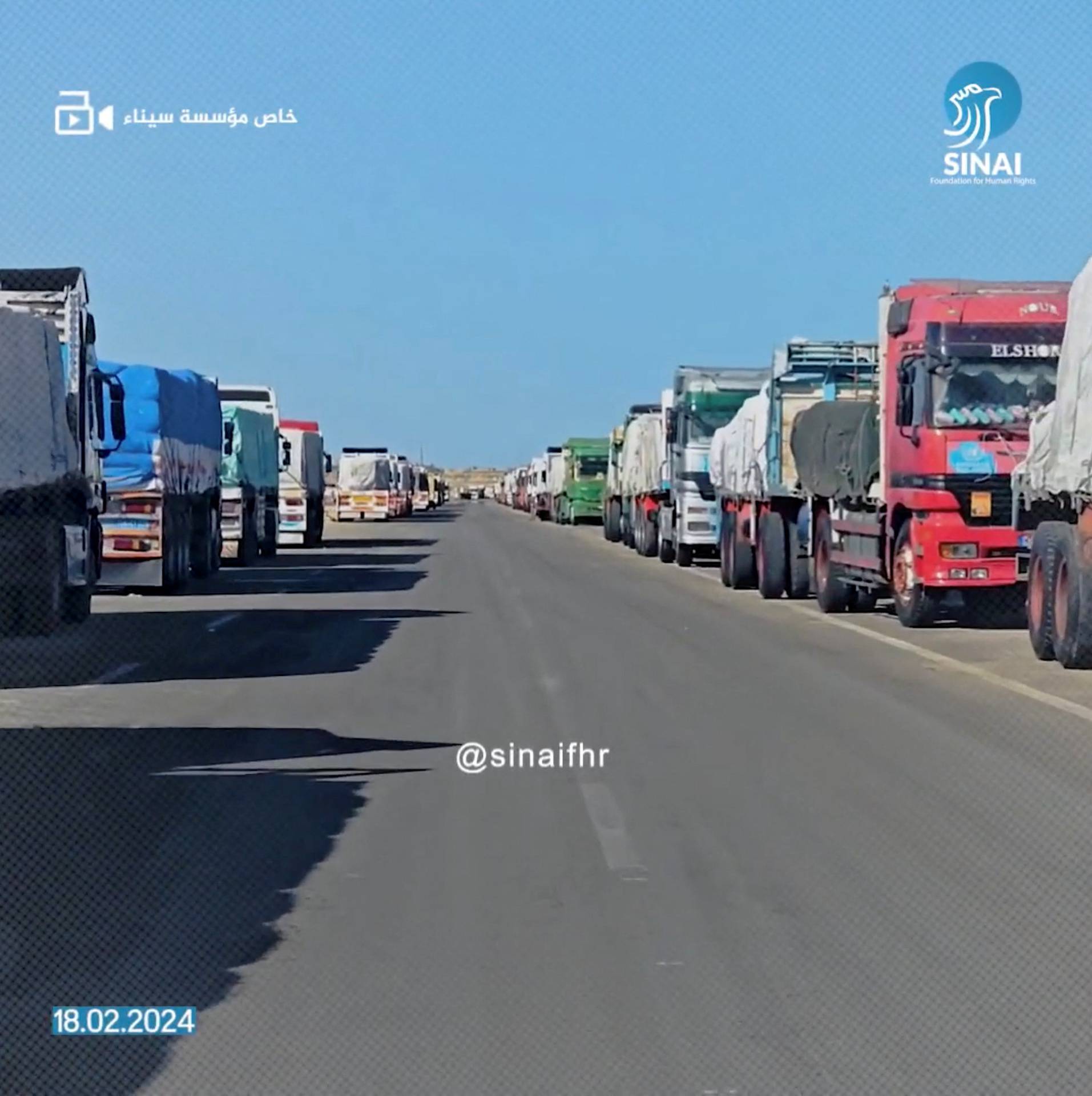 Aid deliveries to Gaza dry up and trucks line up at border - UN