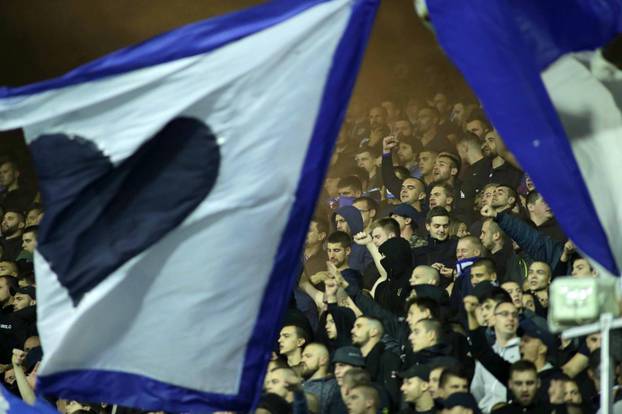 Atmosfera na stadionu za vrijeme utakmice između Dinama i Atalante