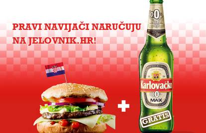 Pivo gratis ako naručite hranu preko web servisa Jelovnik.hr!