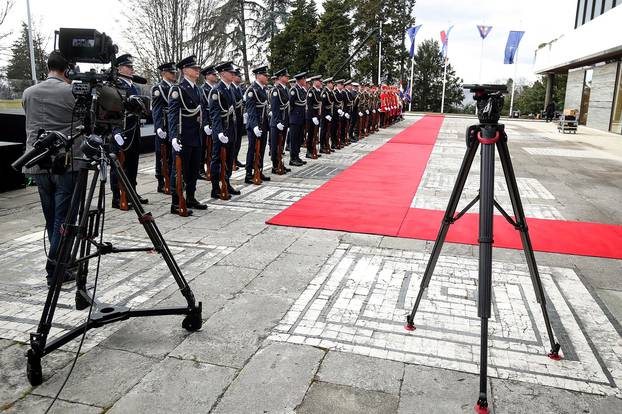 Generalna proba za inauguraciju novog predsjednika Zorana Milanovića