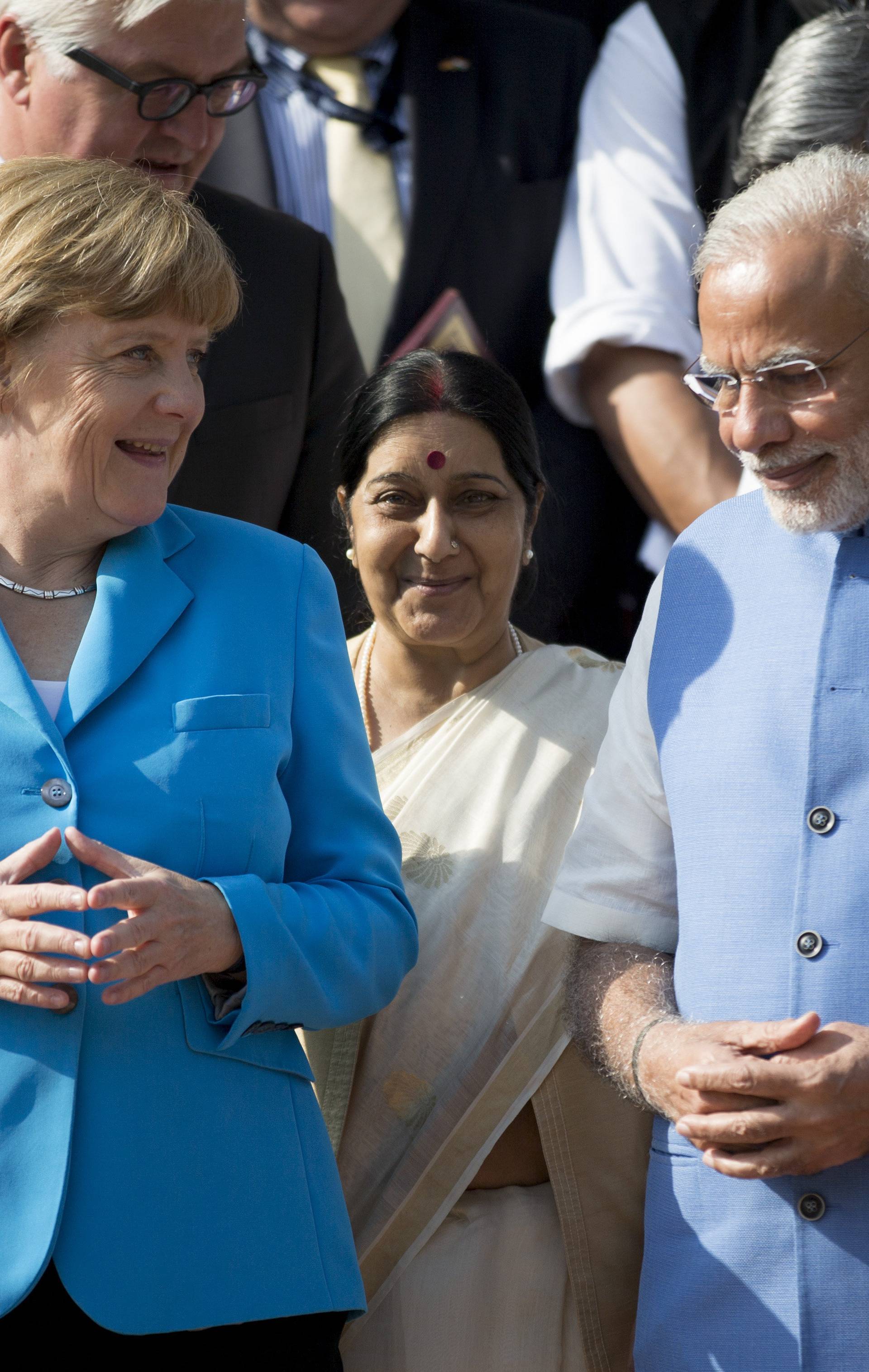 Angela Merkel in India
