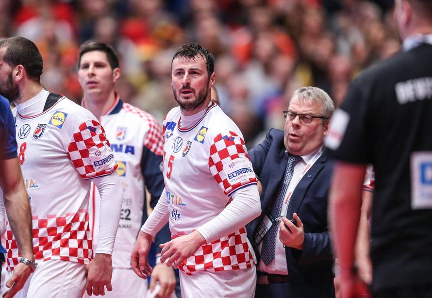 Hrvatska i Njemačka u utakmici 2. kola skupine I Europskog prvenstva u rukometu