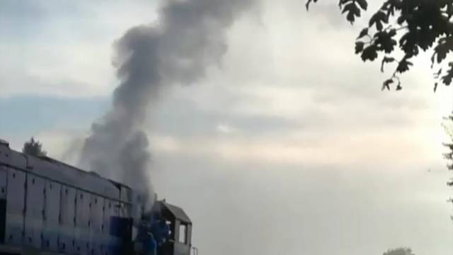 Zapalio se putnički vlak  u Pitomači: Nitko nije ozlijeđen
