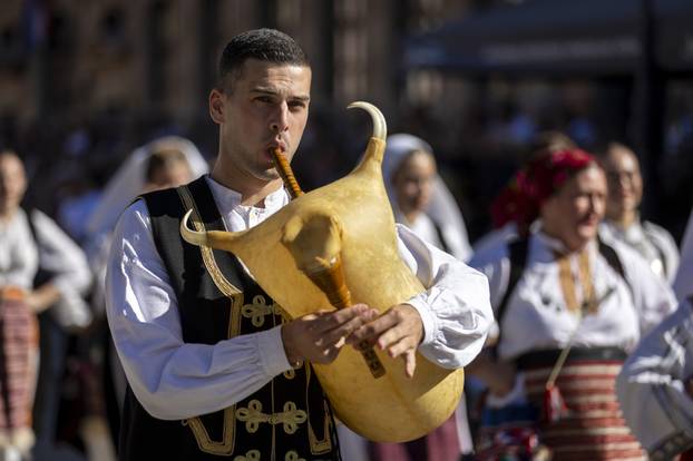 Vinkovci: Svečani mimohod sudionika 60. Vinkovačkih jeseni