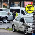 Prometna  u Zagrebu blokirala kri&zcaron;anje: Prednji dio auta skroz je demoliran, nastala gu&zcaron;va