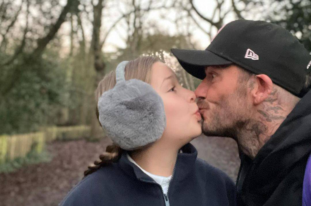 Beckham opet poljubio kćer u usta: 'Ma sad je stvarno dosta!'