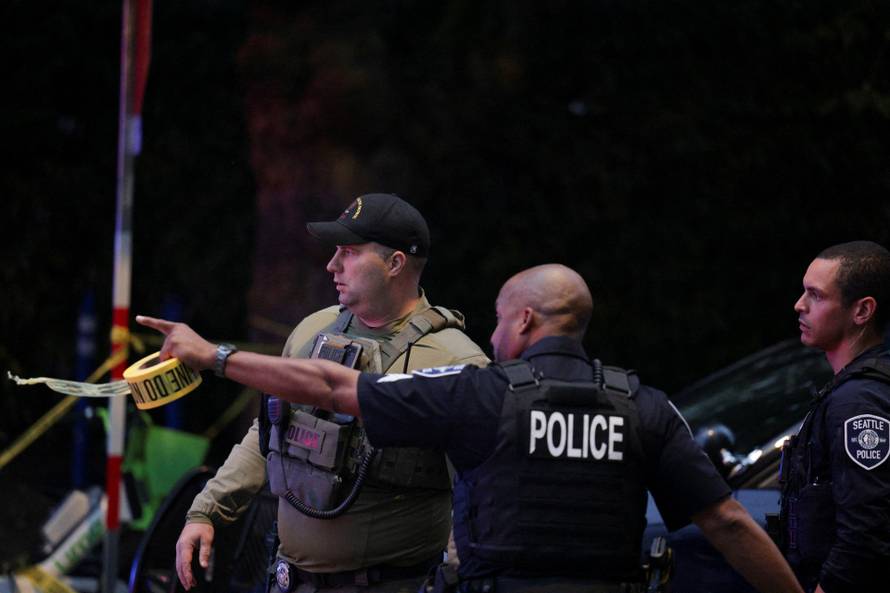 Seattle Police respond to what they described as a shooting with "multiple" victims at Seattle Center, in Seattle