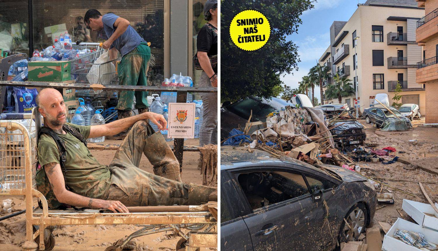 VIDEO Hrvat iz Valencije: 'Nisam vidio veću katastrofu, strašno je ovo.  Tisuće ljudi dolaze pomoći'