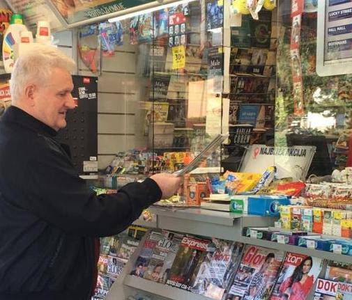 Posljednja fotografija: Snimili ga na kiosku dok kupuje novine