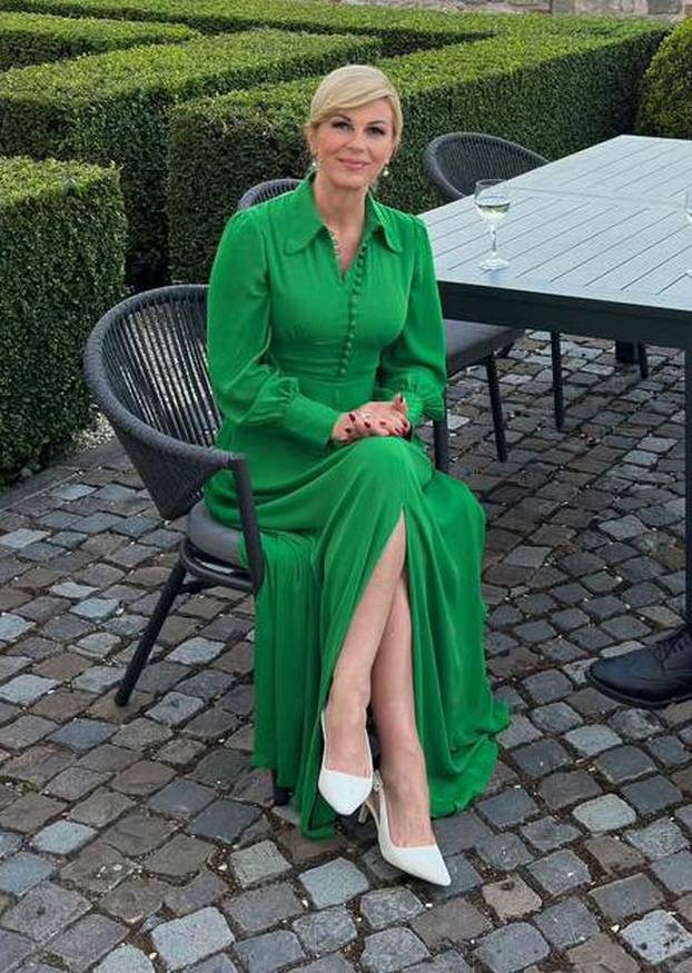 Kolinda pokazala vitku liniju. Ovo je tajna njezine dijete