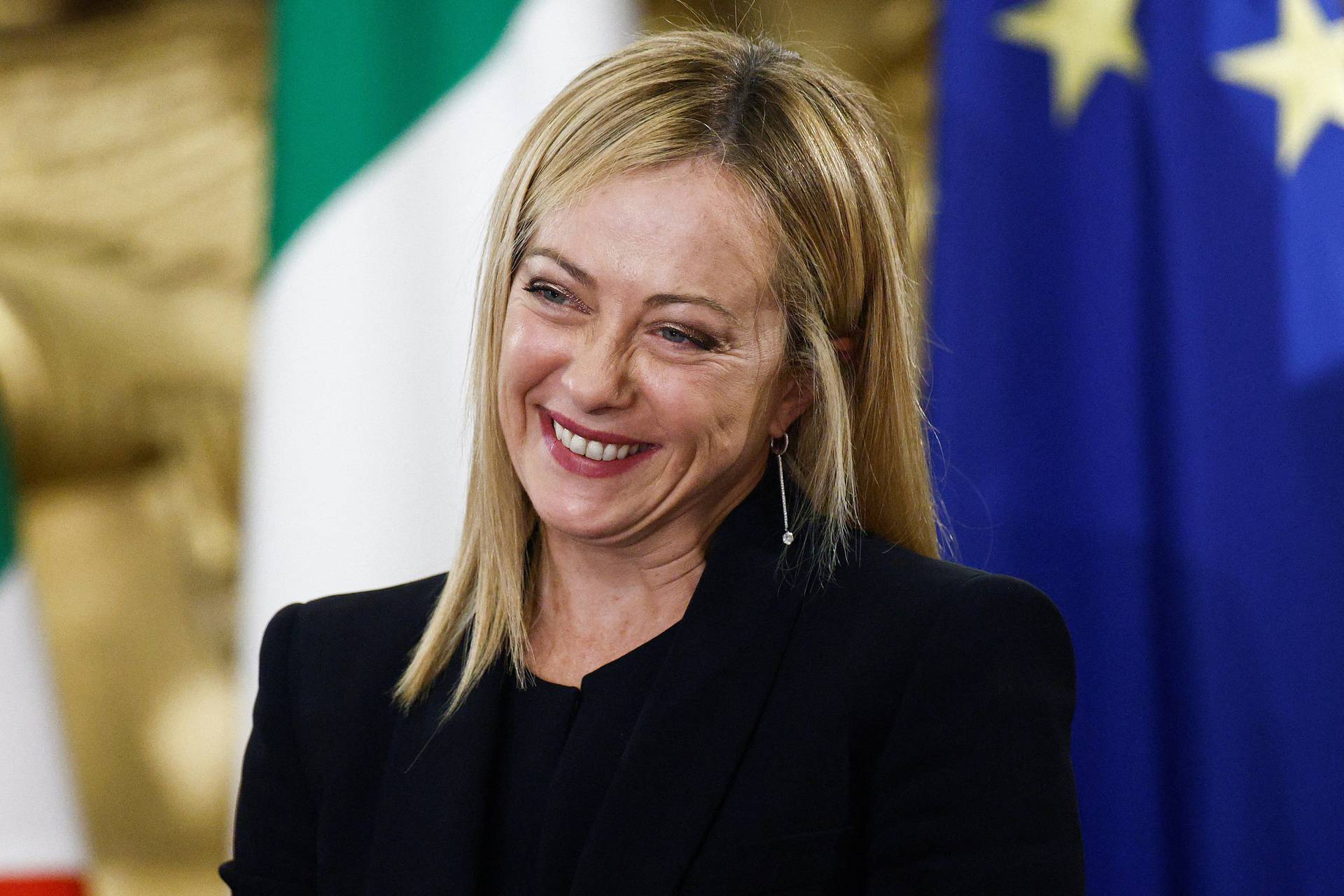 Italian PM Meloni and deputy PM Tajani attend a swearing-in ceremony at the Quirinale Palace, in Rome