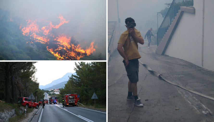 Kanader pomaže u gašenju, u Makarsku stiže i 150 vojnika