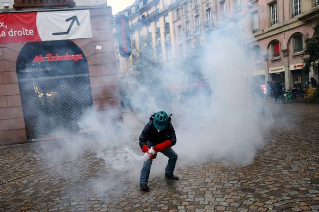 Nationwide protests in France against the cost of living