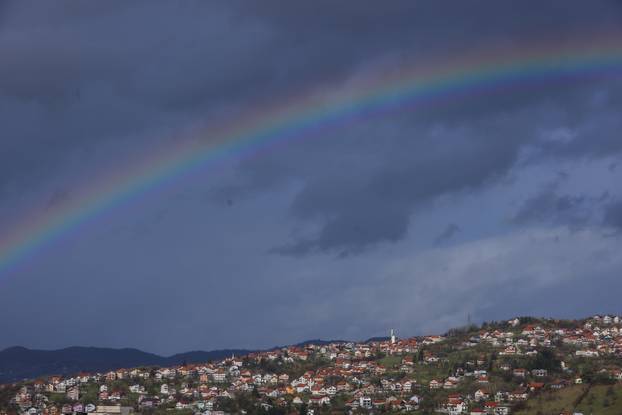Duga iznad Sarajeva 
