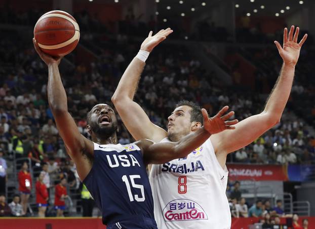 Basketball - FIBA World Cup - Classification Games 5-8 - Serbia v United States
