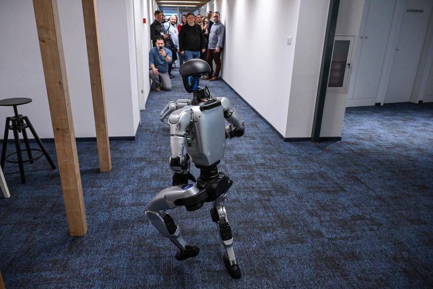 Zagreb: Brunch tvrtke Abysalto na kojem je predstavljen humanoidni robot 