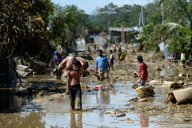 Typhoon Vamco aftermath in Rodriguez