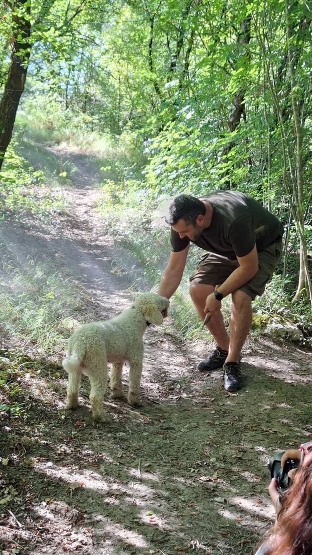 FOTO Pogledajte kako izgleda lov na tartufe u istarskoj šumi