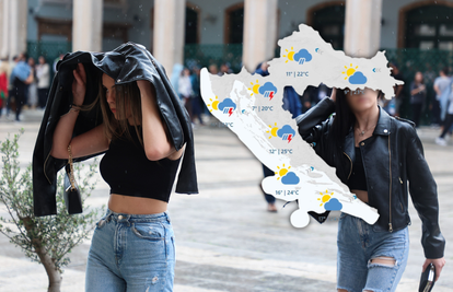 Stiže grmljavinsko nevrijeme i bura: Temperatura ide do 25 °C
