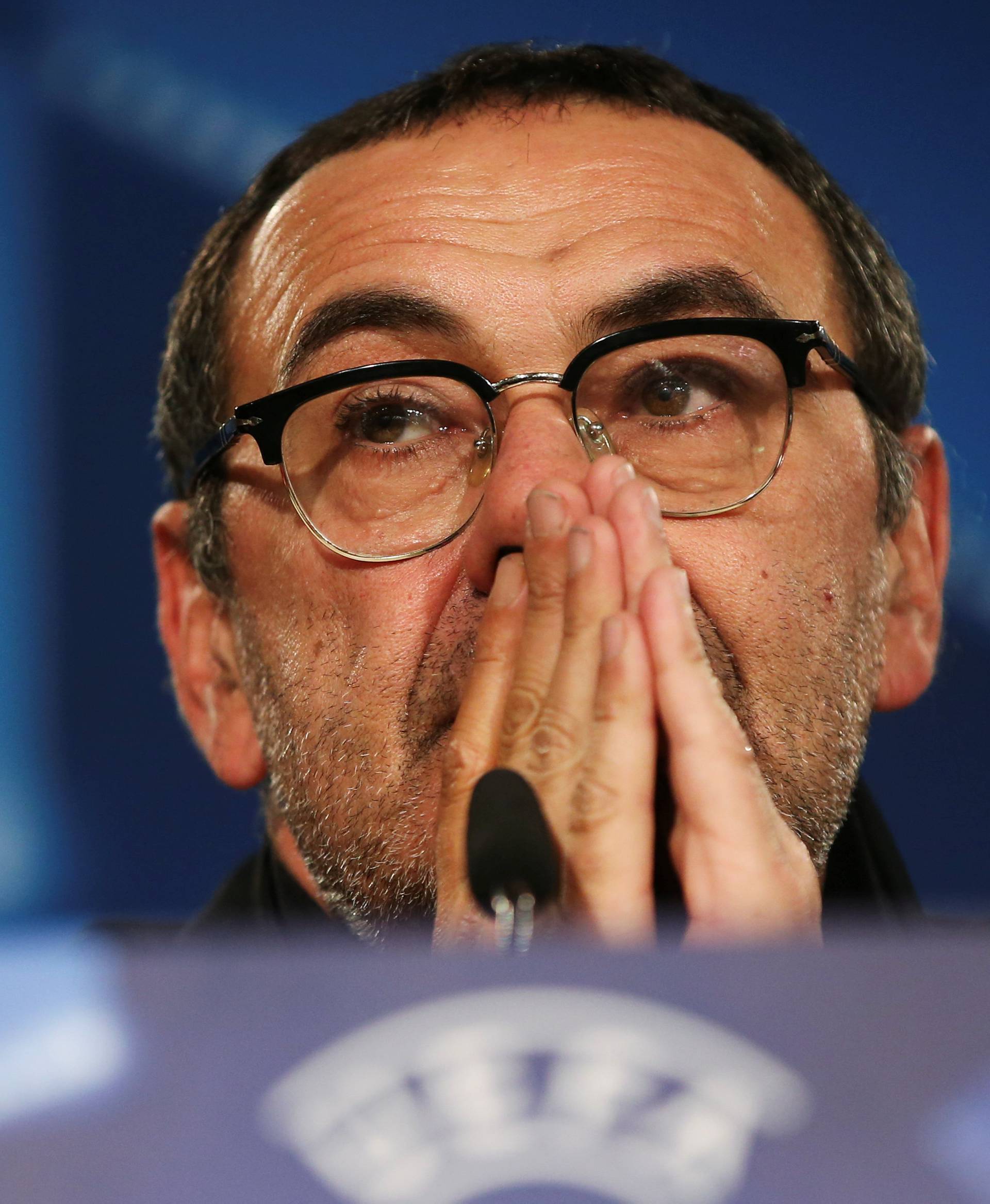 Football Soccer - Napoli news conference - UEFA Champions League