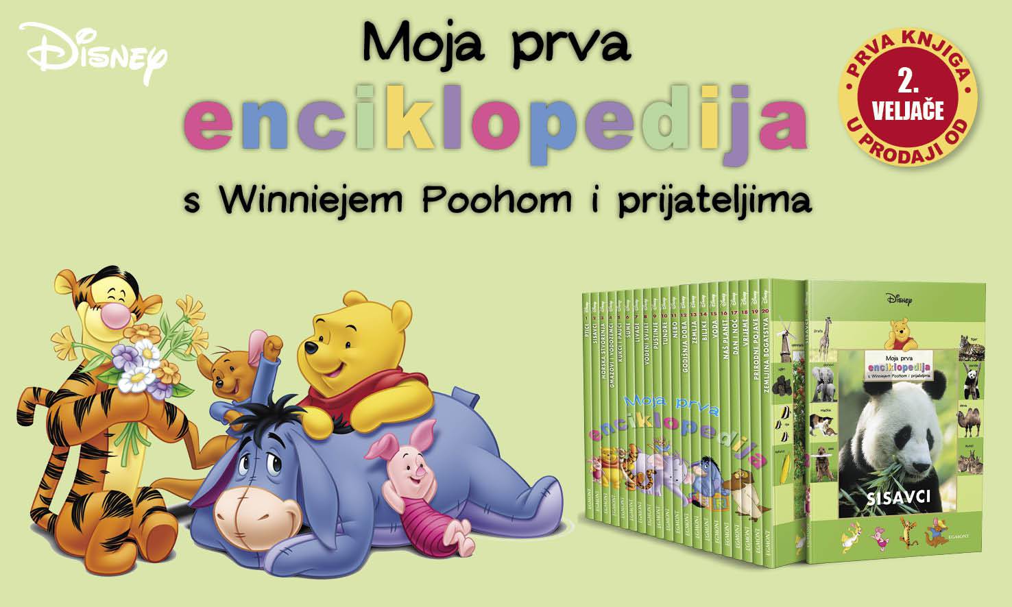Kolekcija knjiga Moja prva enciklopedija s Winniejem Poohom i prijateljima