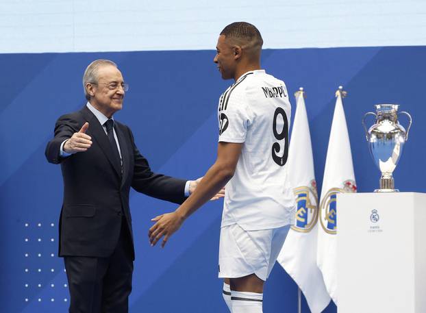 Real Madrid unveil Kylian Mbappe