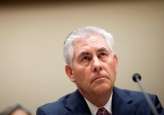 Tillerson, chairman and CEO of ExxonMobil, testifies about the company