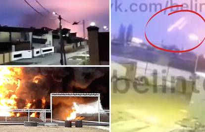 Širi se snimka navodnih napada ukrajinskih helikoptera na ruski grad: Razneseno je skladište