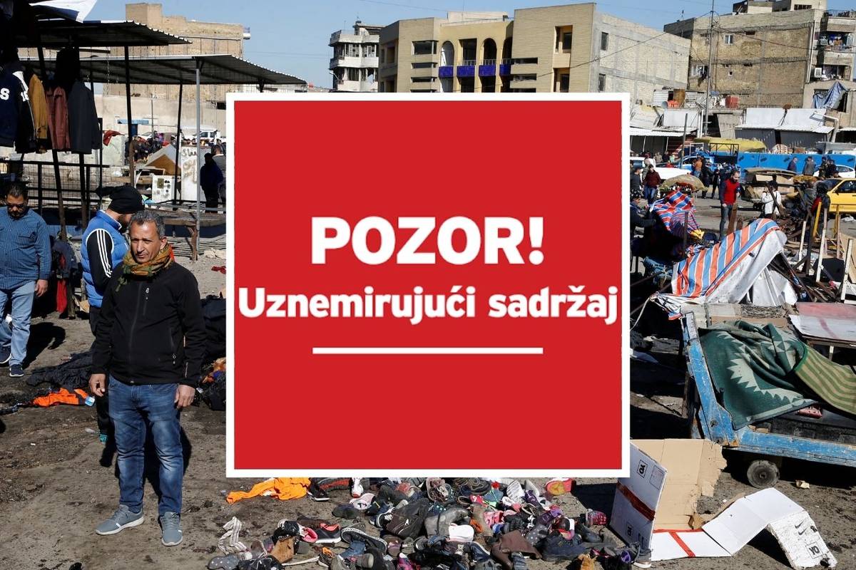 Strava u Bagdadu: Raznijeli su se na tržnici i ubili 23 ljudi