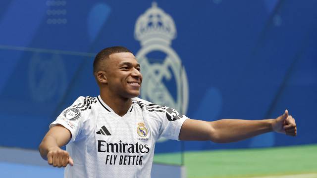 Real Madrid unveil Kylian Mbappe