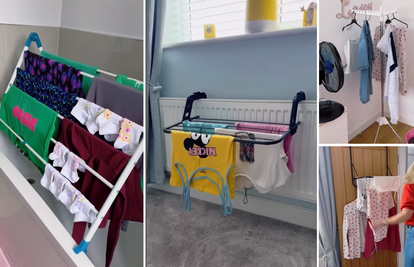 Savjeti kako brzo i u što manje prostora osušiti rublje u stanu