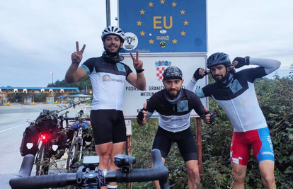 Biciklom protiv raka: Vozili su danima, krenuli iz Frankfurta