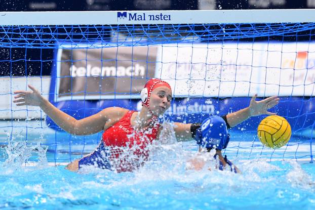 Zagreb: Žensko Europsko U19 vaterpolo prvenstvo, utakmica za 3. mjesto, Hrvatska - Grcka