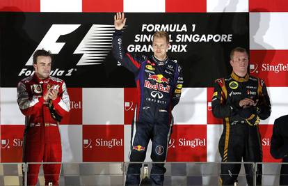 Dominantni Vettel pobijedio na noćnoj utrci na VN Singapura