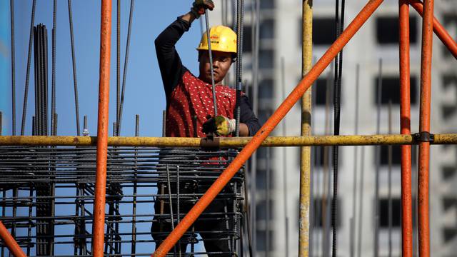 Construction site of a residential compound in Beijing