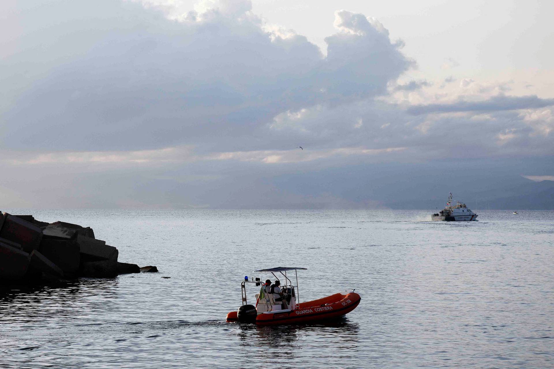 Rescue operations continue after a luxury yacht sank off Sicily