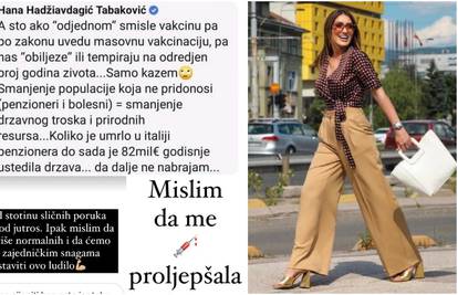 Hana Hadžiavdagić se cijepila, a još lani je širila teorije zavjere i tvrdila da korona ne postoji