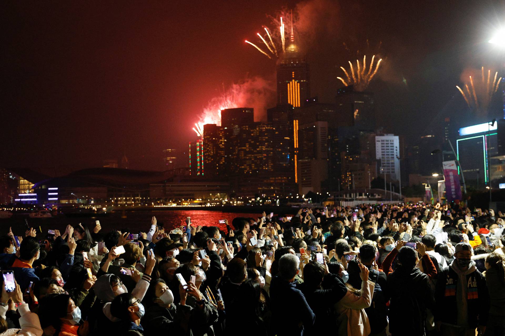 New Year celebrations in Hong Kong