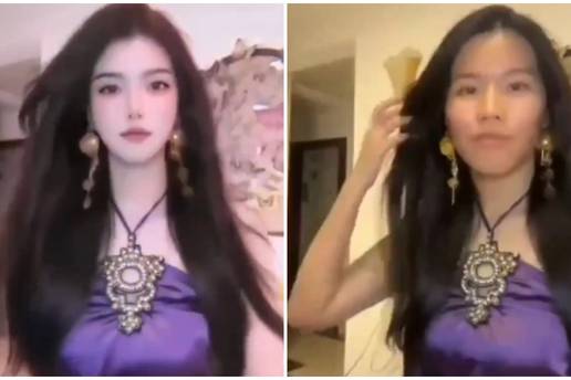 VIDEO &Scaron;ok na influencerskoj sceni: Slu&ccaron;ajno otkrila lice bez filtera. Izgubila 140.000 fanova