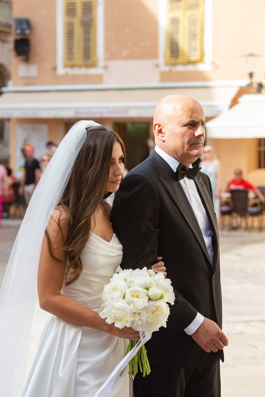 Zadar: Vjenčanje Dominika Livakovića i njegove odabranice Helene Matić