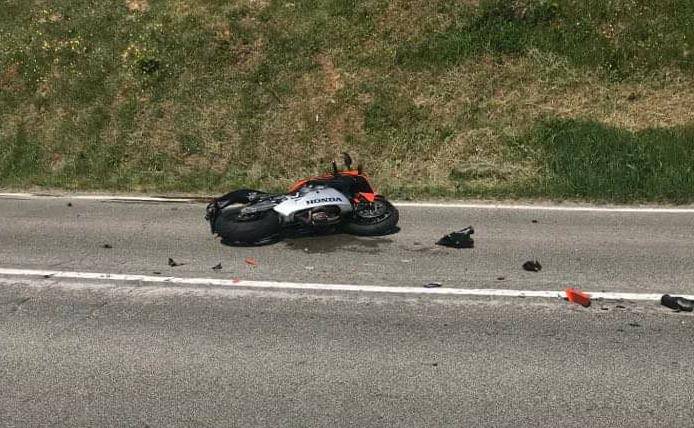 Motociklist se sudario s autom: Ozlijeđen je i odvezen u bolnicu